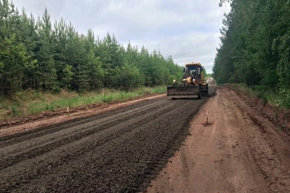 Ремонт дороги на «Шаманку» досрочно завершили в Братском районе. Фото: пресс-служба ДСИО.