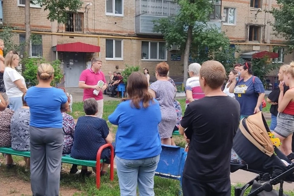 Также встречи прошли на улице Конституции