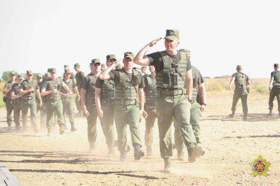 На полигоне Ашулук белорусские военные проводят учения. Фото: Артем Берестень, «Ваяр».