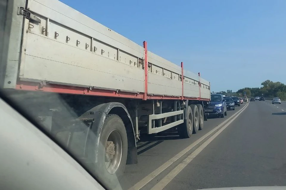На Солотчинском мосту произошло ДТП 22 августа