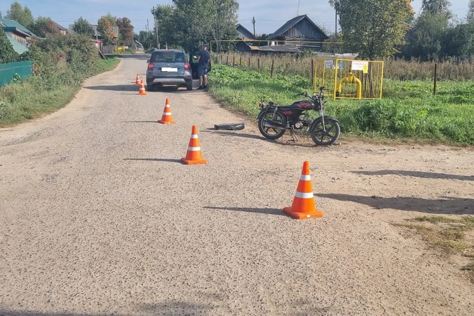 Несовершеннолетний водитель получил травмы