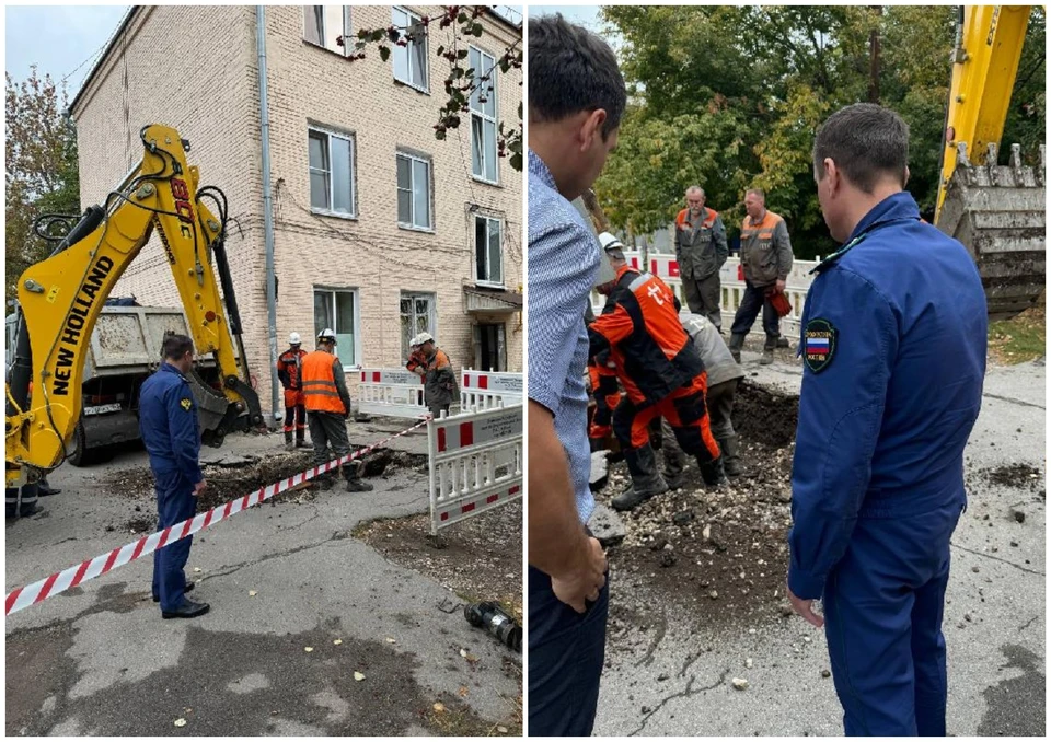 Теплоснабжающая организация заменила двухметровый участок трубопровода.