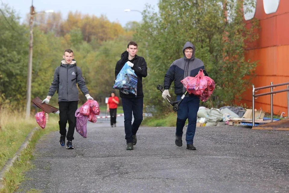 На минувших выходных в Мурманске прошли шестые «Чистые игры». Фото: Минприроды Мурманской области