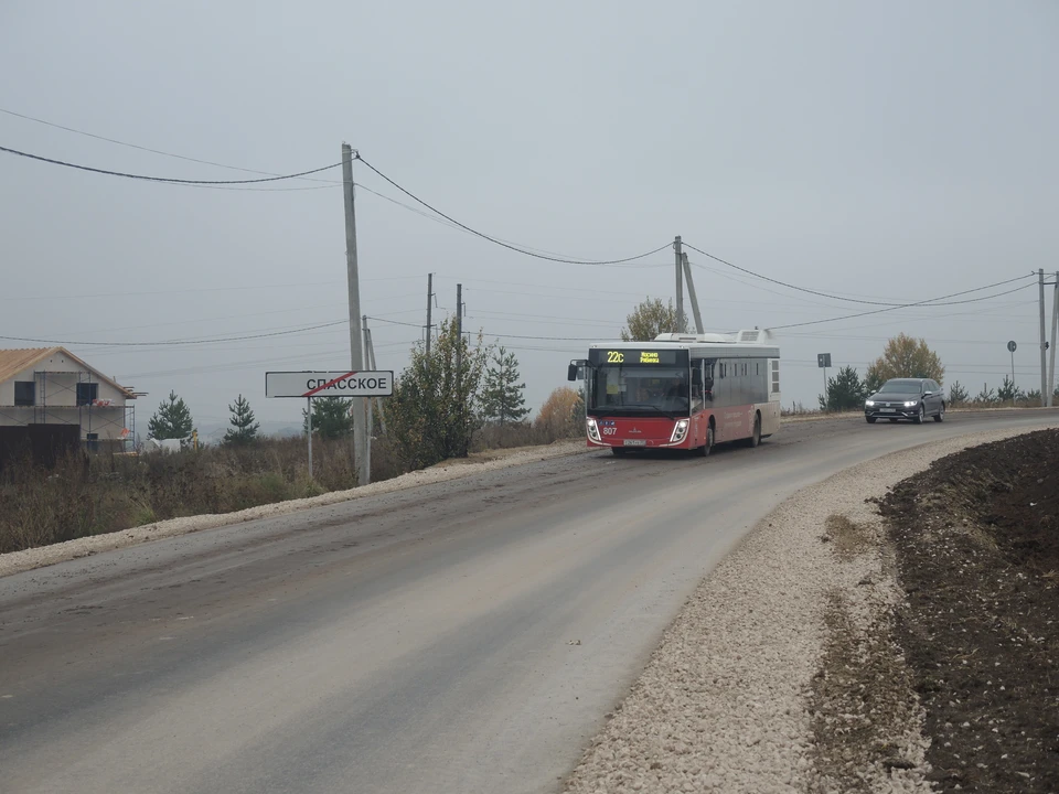 Въезд в Спасское.