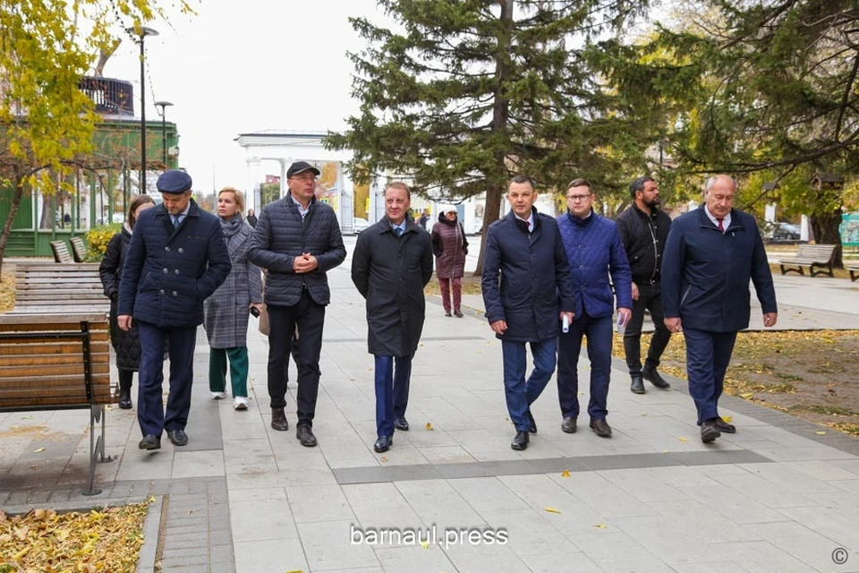 Выездное совещание в парке
