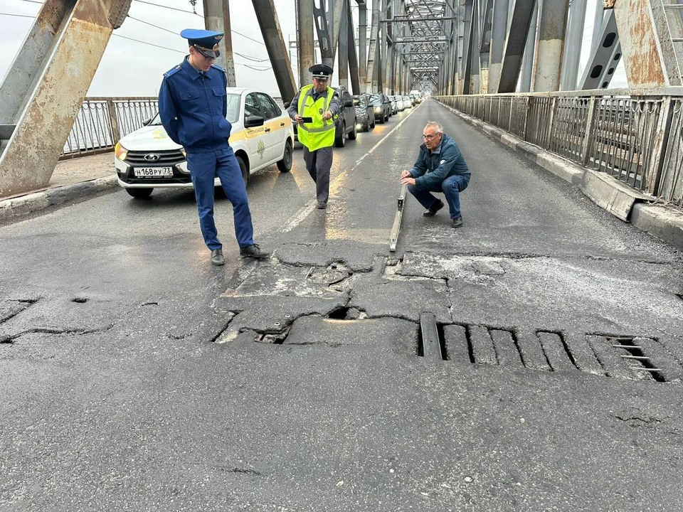 Прокуратура занялась деформационным швом на Императорском мосту в Ульяновске | ФОТО: прокуратура Ульяновской области