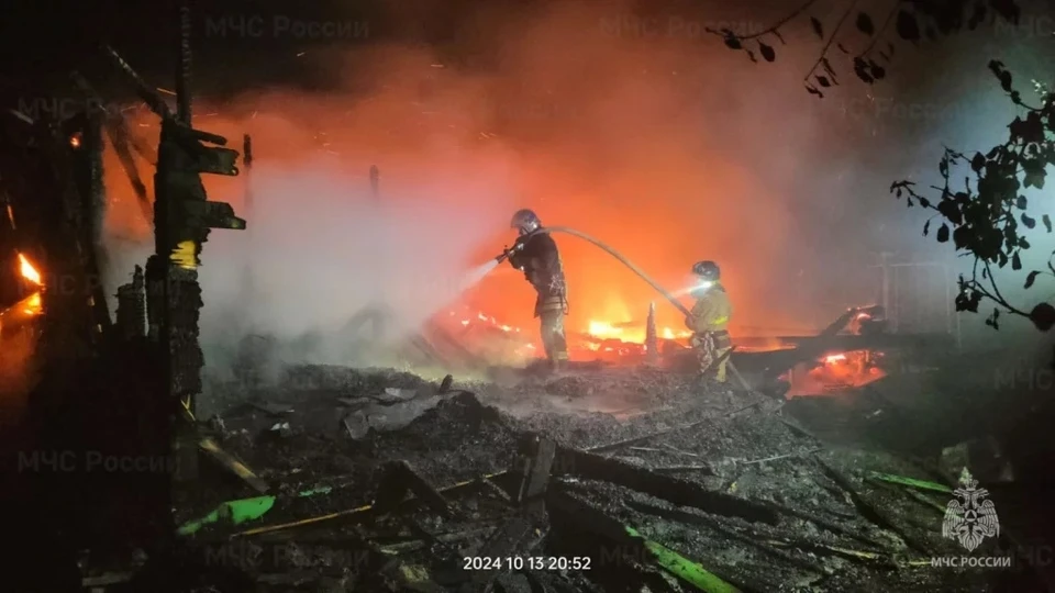 В Калуге человек погиб при пожаре в жилом доме