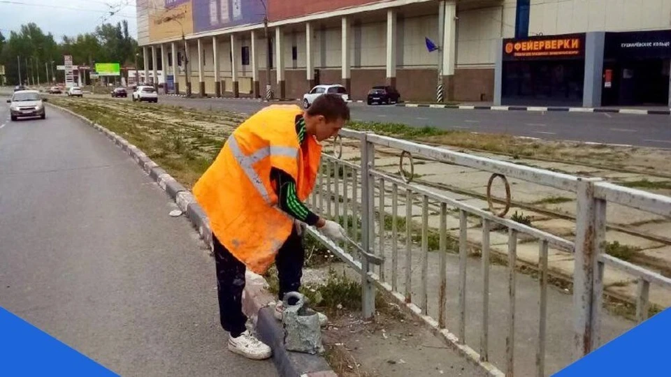 В Ульяновске заново окрасят более 8500 погонных метров ограждений. ФОТО: тг-канал Правый берег Ульяновск