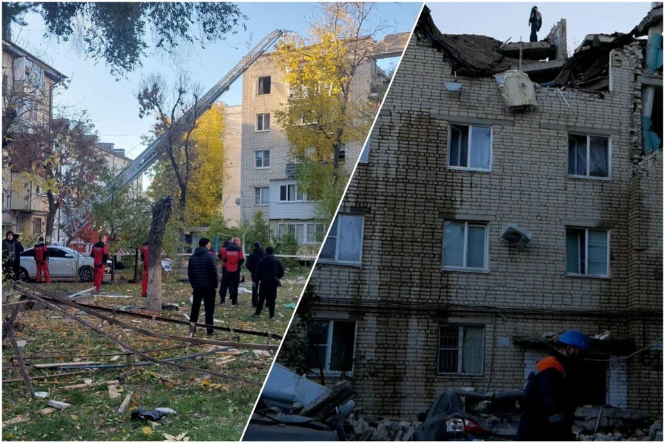 Очевидцы рассказали о первых минутах взрыва в многоэтажке Черкесска. Фото: очевидцы ЧП