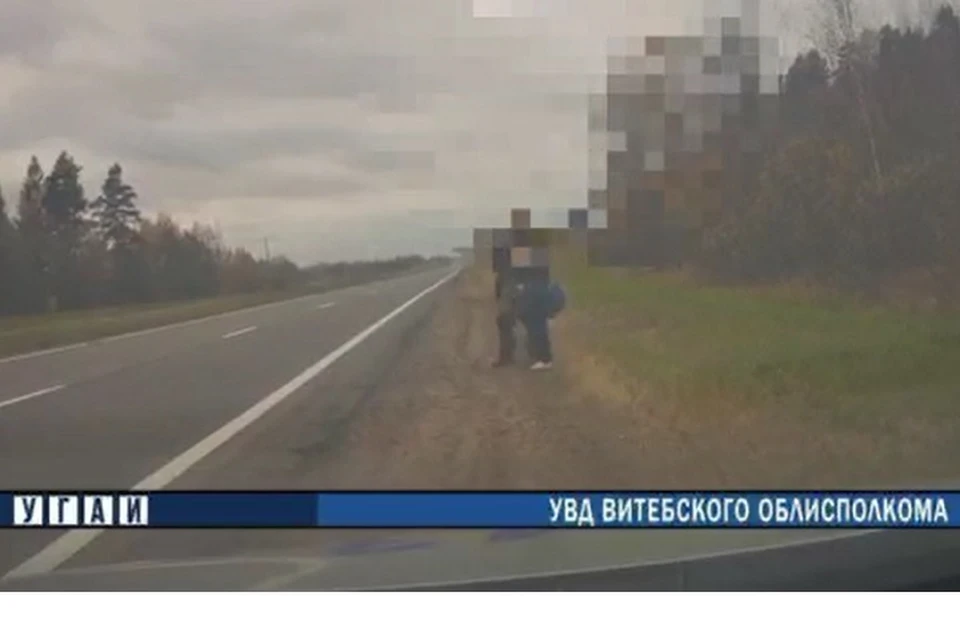 Семилетний мальчик потерялся в Полоцком районе. Фото: стоп-кадр | видео УГАИ УВД Витебского облисполкома.