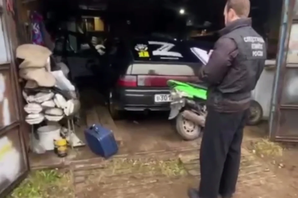 Видео с места смерти трех мужчин опубликовал Следственный комитет Ленобласти. Фото: Следственный комитет Ленинградской области.