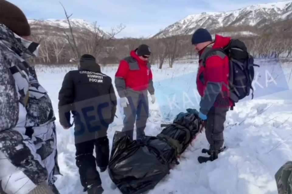 Тело находилось примерно в километре от базы отдыха. Фото: скриншот видео gtrk_kamchatka.