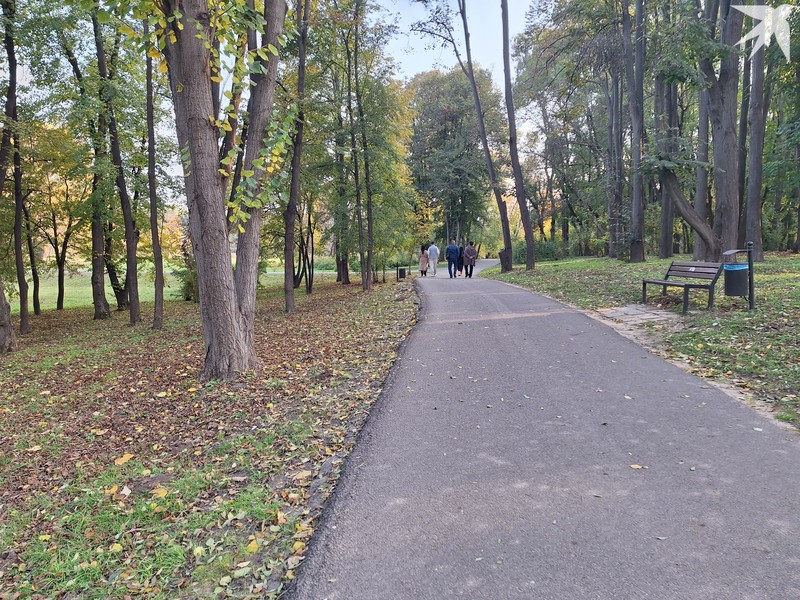 Прогулки по парку хороши в любую погоду