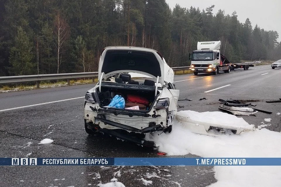 ДТП на Витебщине 29 ноября - двое погибших. Фото: МВД.