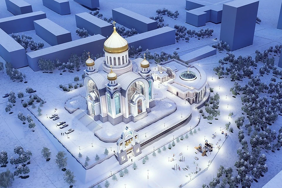 Помимо церкви появятся музей истории Кольского края, прогулочная зона, зона для молодежи с выходом в Интернет, а также православное кафе. Фото: Мурманская епархия