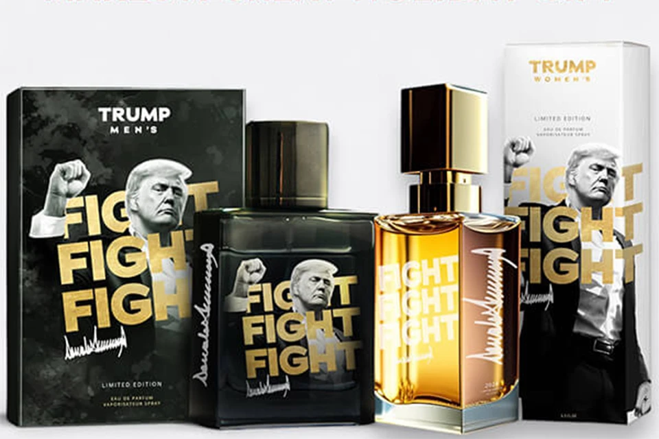 Трамп выпустил парфюм имени себя. Фото: Gettrumpfragrances.