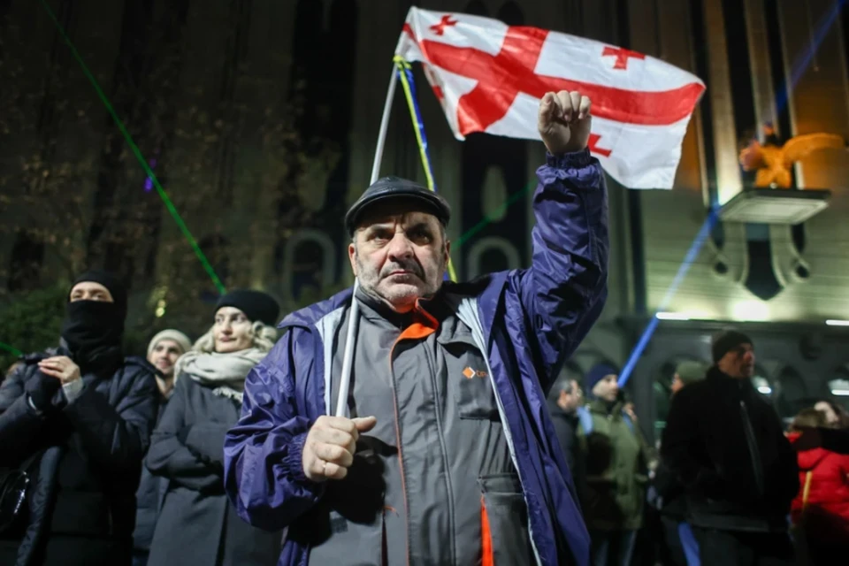 МВД: Более 400 человек задержано на акциях протеста в Грузии. Фото: Михаил Терещенко/ТАСС.