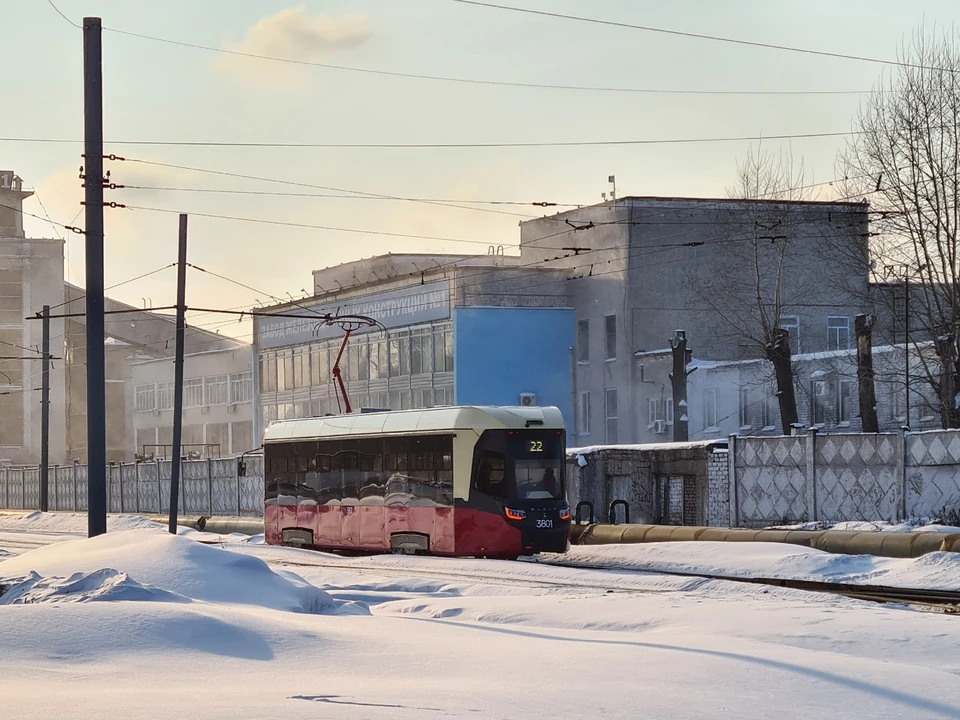 Трамвай №8 запустят позднее 20 января.