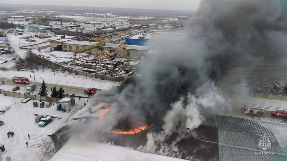 Пожар в Барнауле 12 декабря 2024