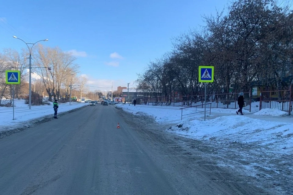 В Ленинском районе Новосибирска неизвестный сбил ребёнка и скрылся. Фото: ГАИ Новосибирской области.