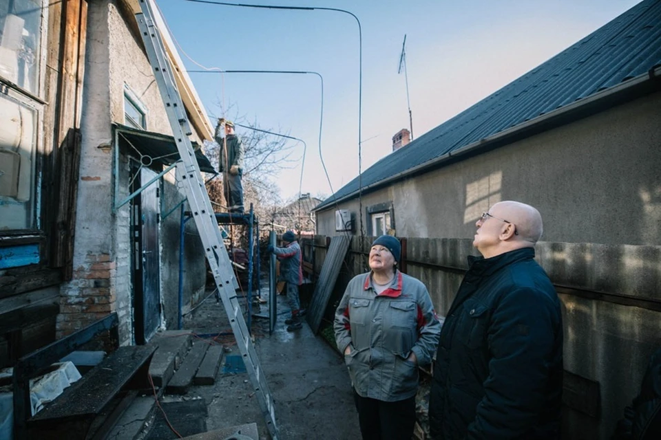 В Мариуполе закрыли тепловой контур в 161 доме частного сектора. Фото: ТГ/Моргун