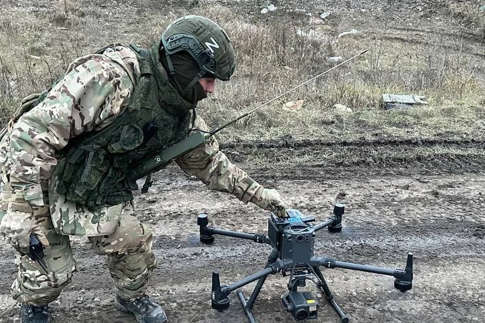 Наши военные умеют приземлять вражеские дроны. ФОТО: Минобороны РФ