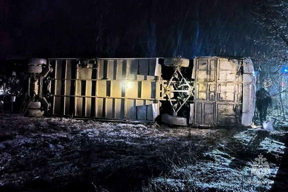 В ДНР возбудили уголовное дело по факту ДТП с автобусом под Иловайском. Фото: Следком ДНР