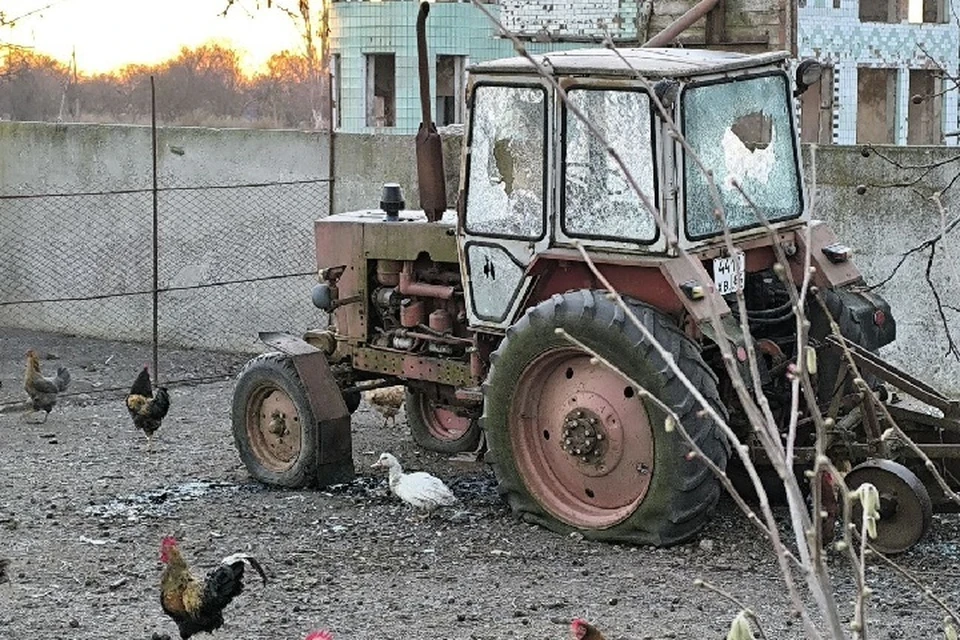 ВСУ ударили по Новокиевке кассетными боеприпасами. ФОТО: тг-канал Владимира Сальдо