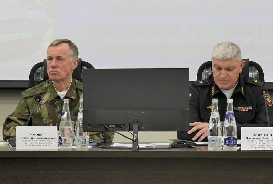 Первый заместитель министра внутренних дел России генерал-полковник полиции Александр Горовой с рабочим визитом прибыл в Херсонскую область. ФОТО: МВД России
