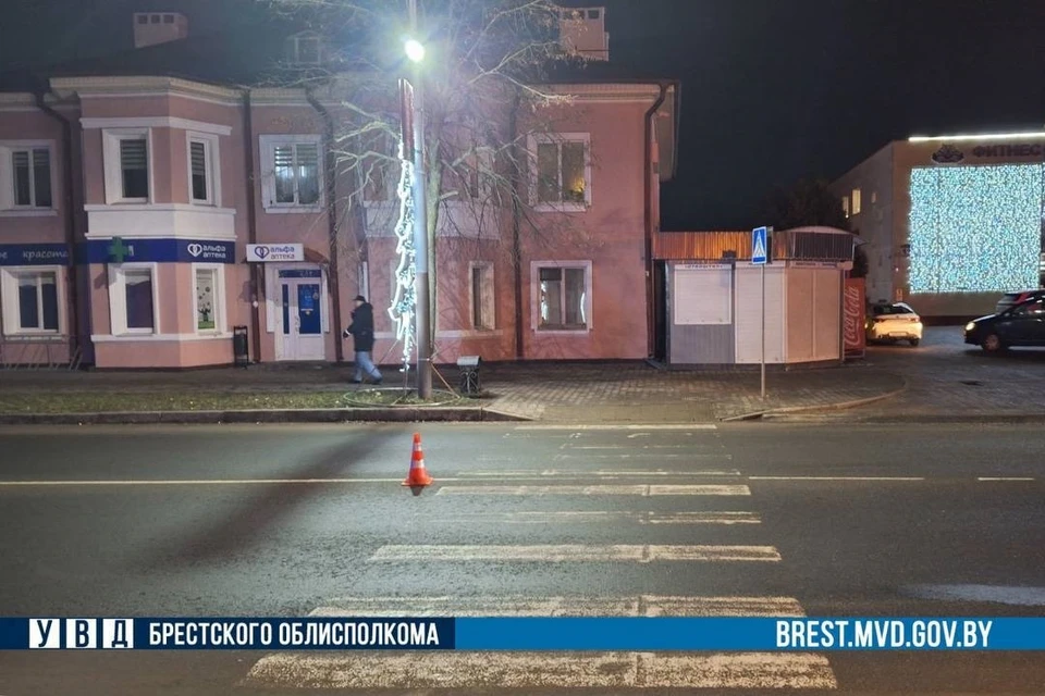 В Кобрине водитель сбил насмерть пенсионерку. Фото: УВД Брестского облисполкома.