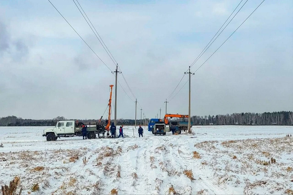 Энергетики полностью восстановили электроснабжение в Новосибирской области. Фото: Россети Новосибирск