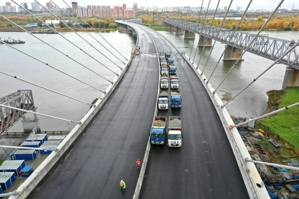 В Новосибирске продолжается строительство четвертого моста. Фото: ГК "ВИС"