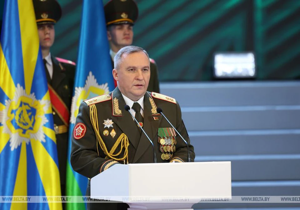 Министр обороны Беларуси Виктор Хренин. Фото: belta.by