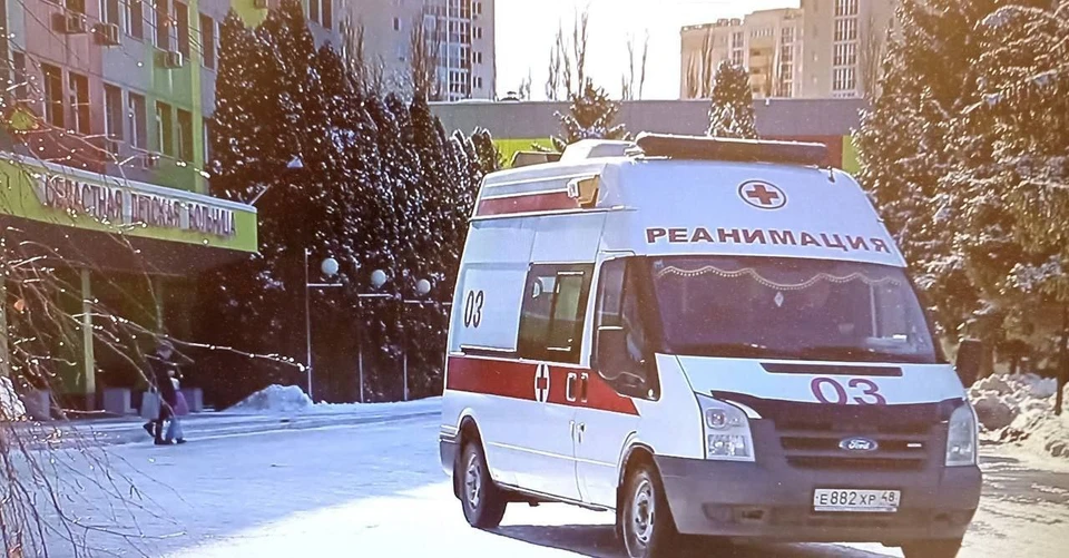 Бригада медицины катастроф быстро доставила малыша в Липецкую областную детскую больницу. Фото регионального Министерства здравоохранения.