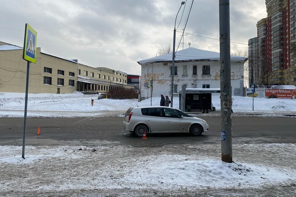 11-летнего мальчика сбила «Тойота Опа» в Новосибирске. Фото: ГАИ Новосибирска.