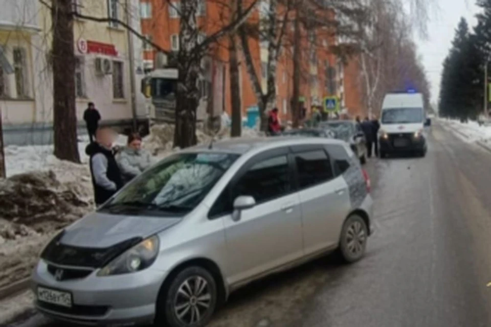Иномарка сбила мальчика на "зебре". Фото: ГУ МВД по Кемеровской области