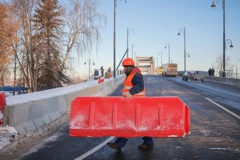 Ночные перекрытия моста в Рыбинске запланированы на 5-10 и 19-21 марта.