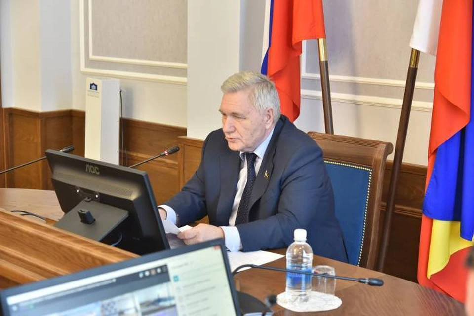 Первый зампредседателя Законодательного Собрания Ростовской области – председатель комитета по строительству Сергей Михалев. Фото: пресс-служба ЗС РО