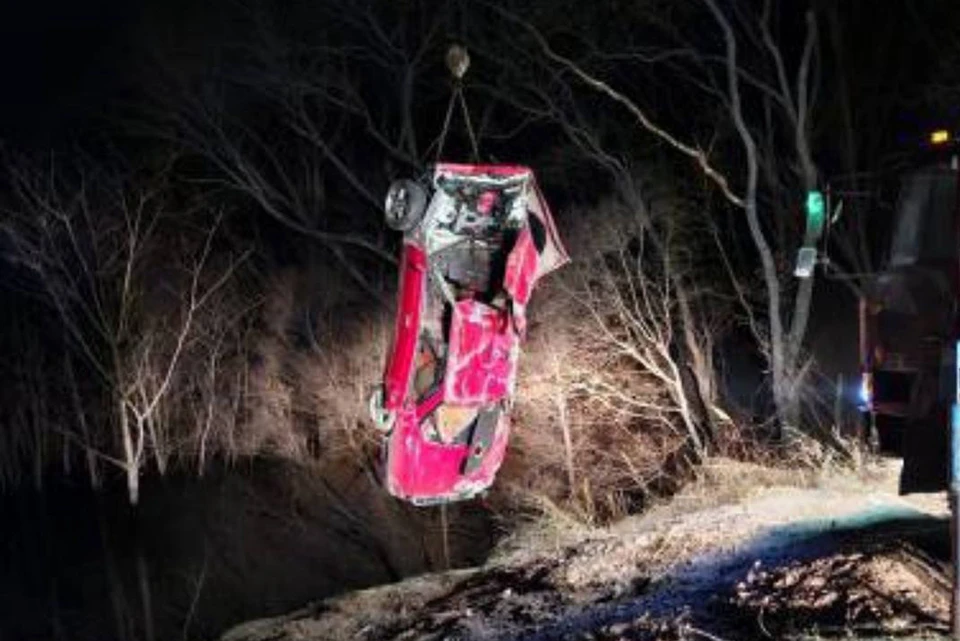 В ДТП пострадал сам водитель, а также два его пассажира.