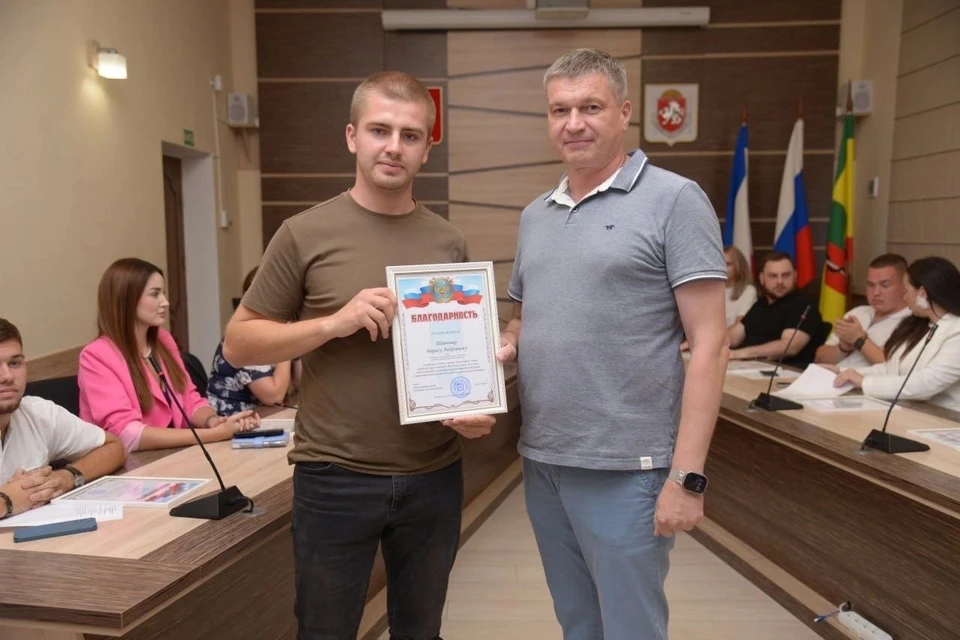 Депутат Евпаторийского горсовета отправится на спецоперацию. Фото: Александр Юрьев/Tg