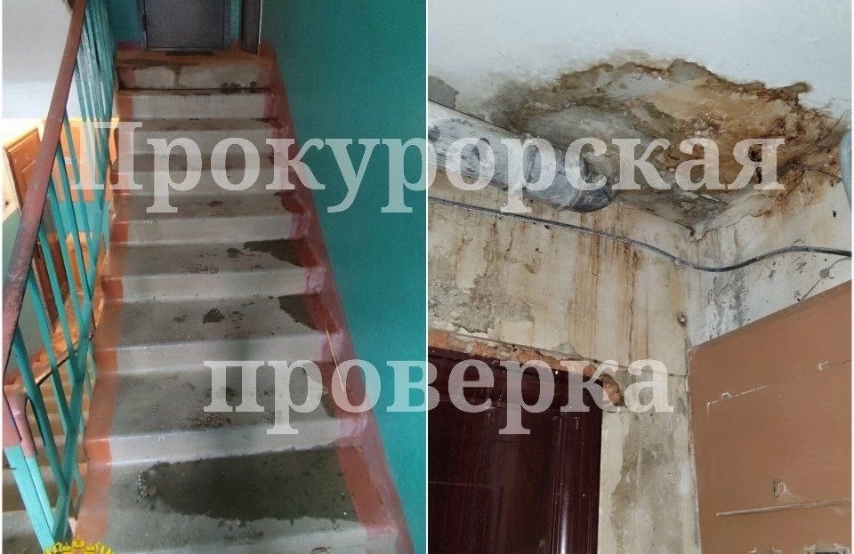 В Богородицке затопило подъезд и квартиры из-за протечки трубы.
