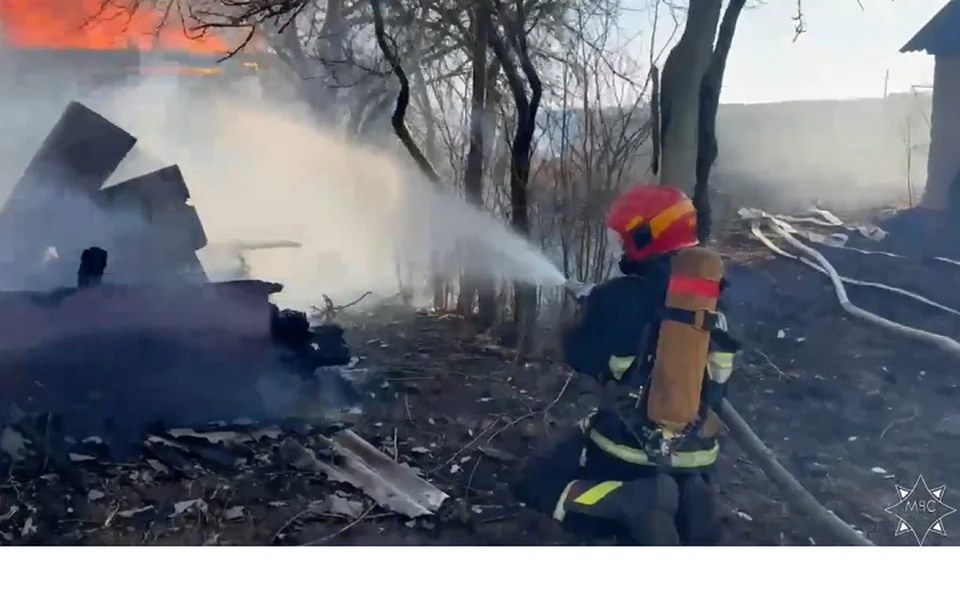 В Беларуси вводят запреты на посещение лесов из-за ситуации с сильными повсеместными пожарами. Фото: стоп-кадр | видео МЧС.