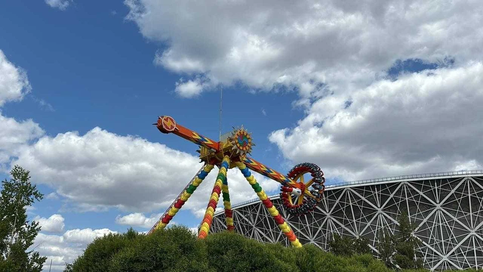 В парке уже заработали экстрим-активности. Фото: ЦПКиО.