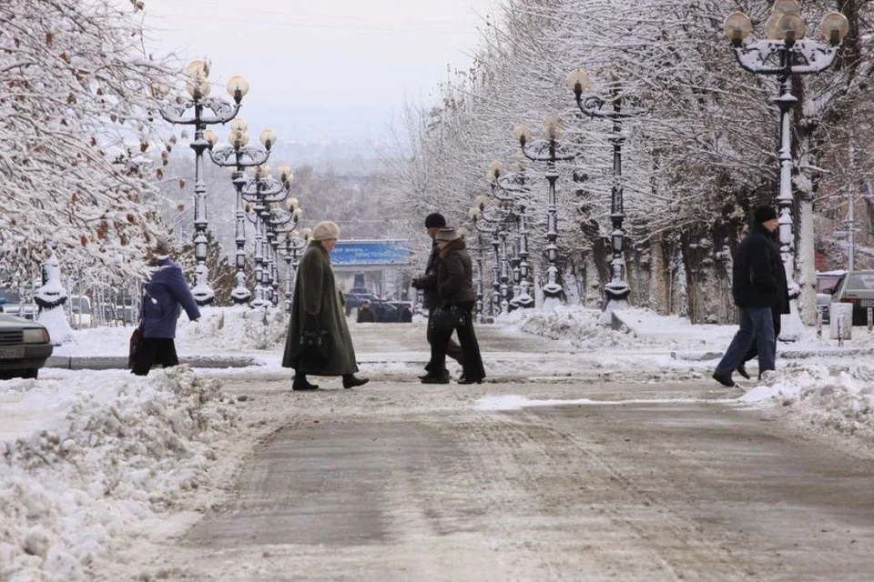 Температура воздуха в краевой столице днем ожидается в пределах -6…-8 градусов