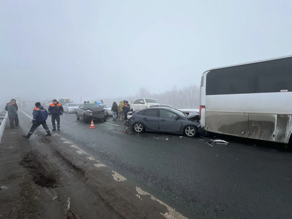 ДТП случились на участке дороги в районе поселка Холодные ключи Оренбургского района