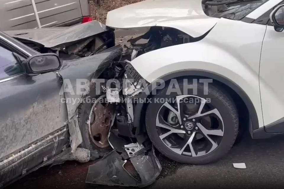 ДТП обошлось без пострадавших. Фото: принтскрин видео "Автогарант".