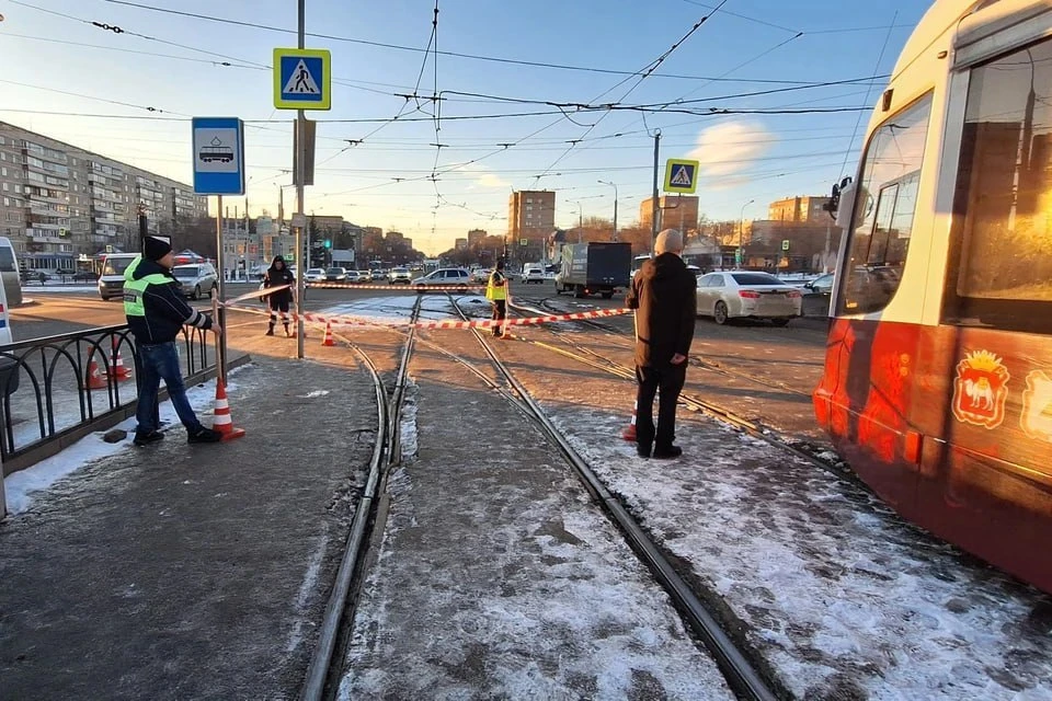 ДТП произошло на проспекте Карла Маркса. Фото: Госавтоинспекция Магнитогорска