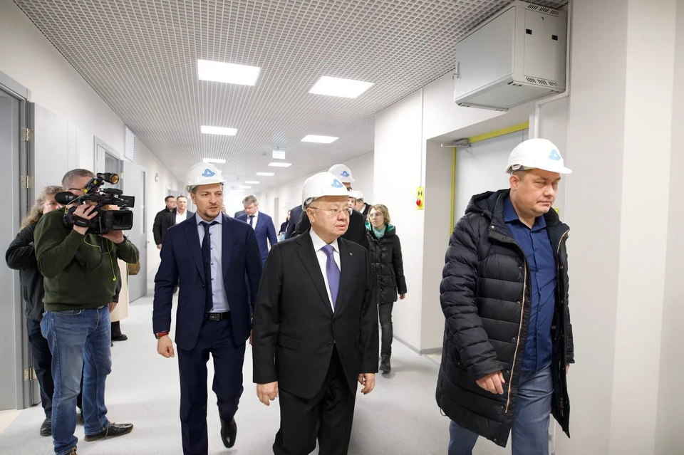 Новый объект осмотрел министр строительства РФ Ирек Файзуллин. Фото: https://t.me/askfomin