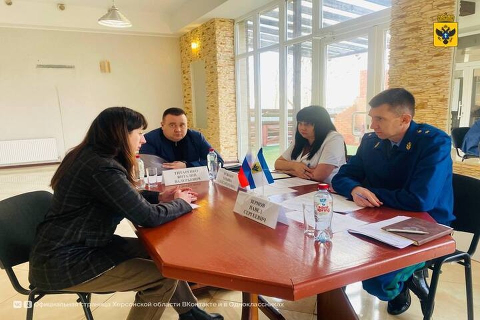Прокуратура и администрация области провели совместный прием в Голопристанском округе. Фото: администрация Херсонской области