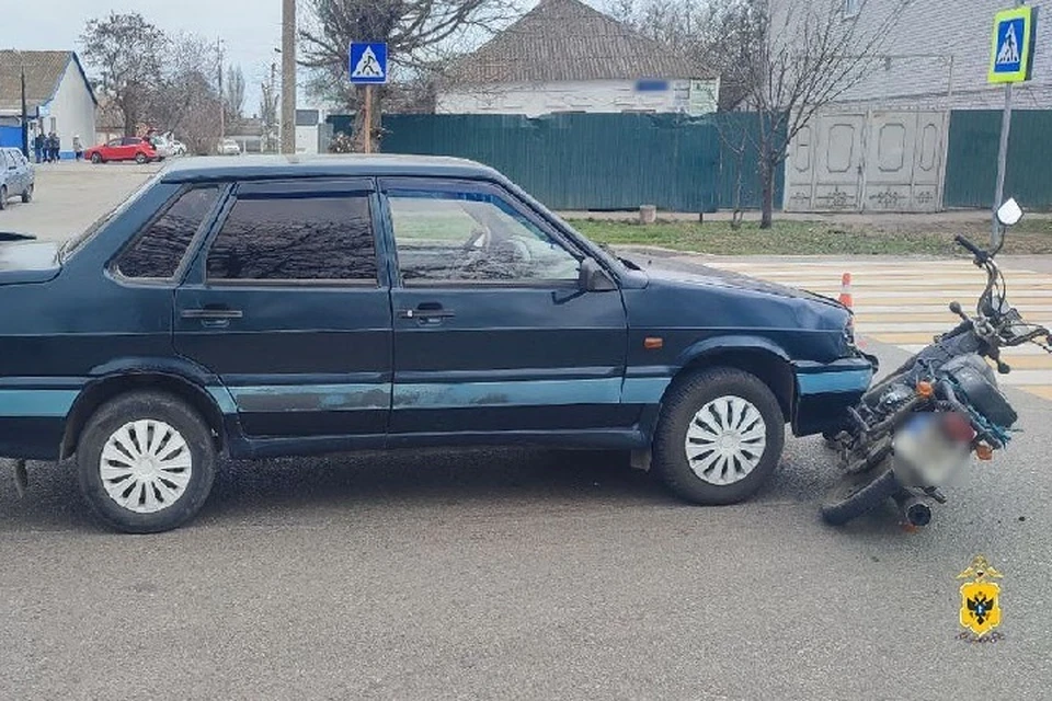 В Херсонской области в ДТП пострадал пенсионер. ФОТО: ГУ МВД России по Херсонской области